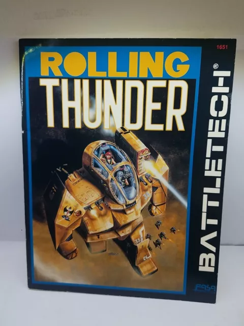 Battletech ROLLING THUNDER 1651 paperback rulebook