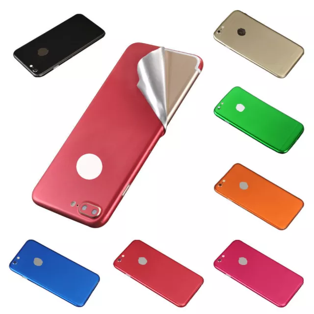 Full Body Candy Color Decal Sticker Wrap Skin Case Cover For iphone X 6 6s 7 8+
