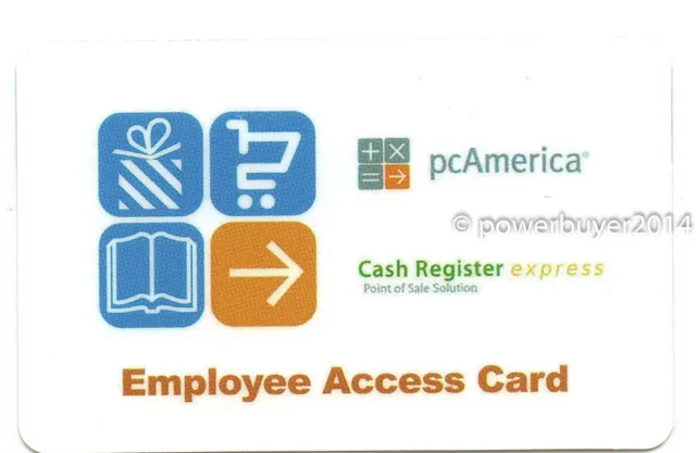 pcAmerica Employee Access Magnetic Swipe Cards (5 Pack) High Quality - NEW