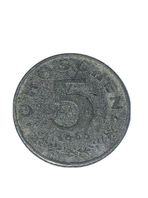Austria 5 Groschen 1966 Coin