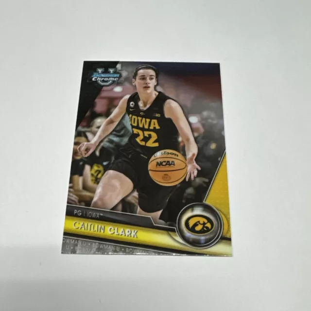 2024 BOWMAN U Chrome Caitlin Clark Prospect RC 34 Base Iowa (C) 1.34
