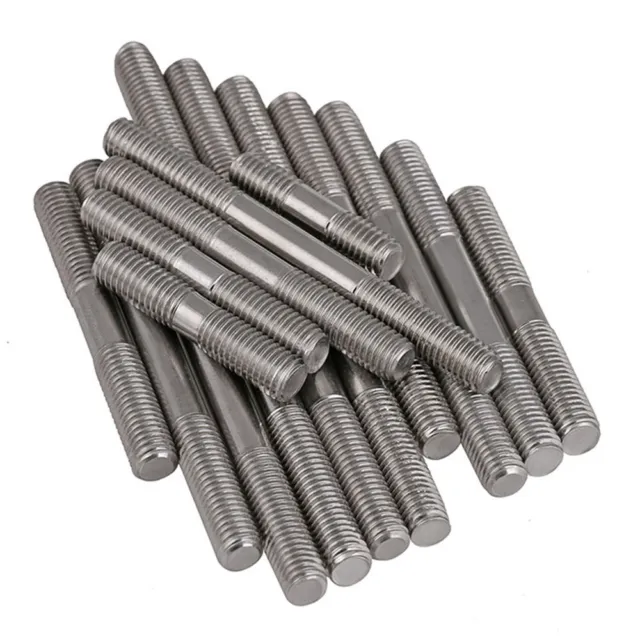 M3-M16 Double End Threaded Stud Bar Rod Bolts 304(A2) Stainless Steel Screws 3