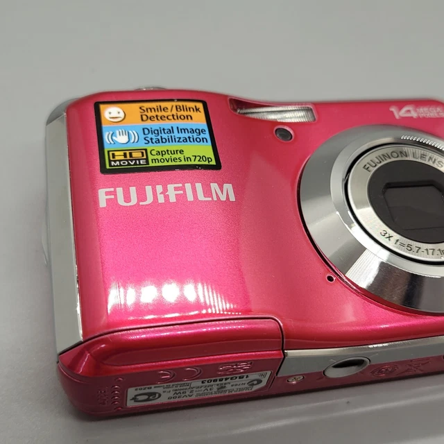 Fujifilm Finepix AV200 14,0 megapixel fotocamera digitale compatta rosa testata 23