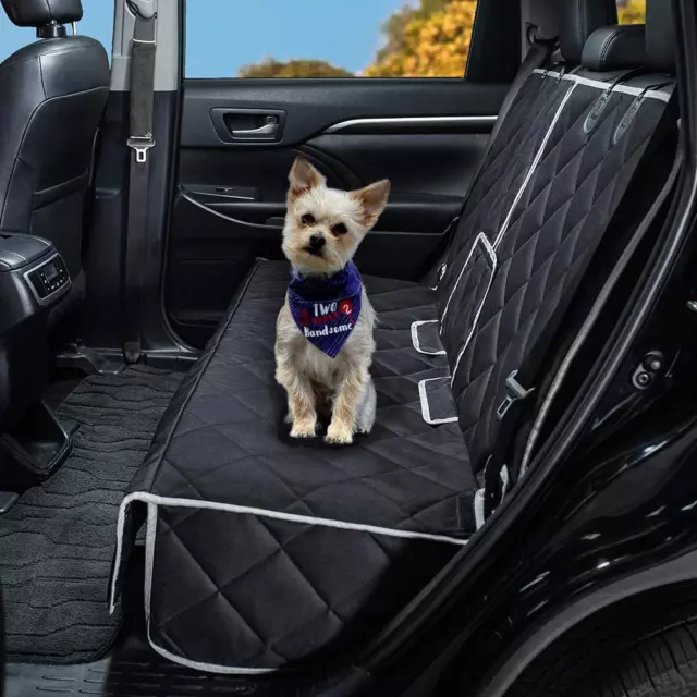 Dog Car Seat Cover Waterproof Dog Seat Cover for Cars Back Seat Heavy-Duty Nonsl 3