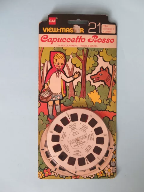 1977 View Master 21 - Cappuccetto Rosso - Piccola Serena - Hansel & Gretel