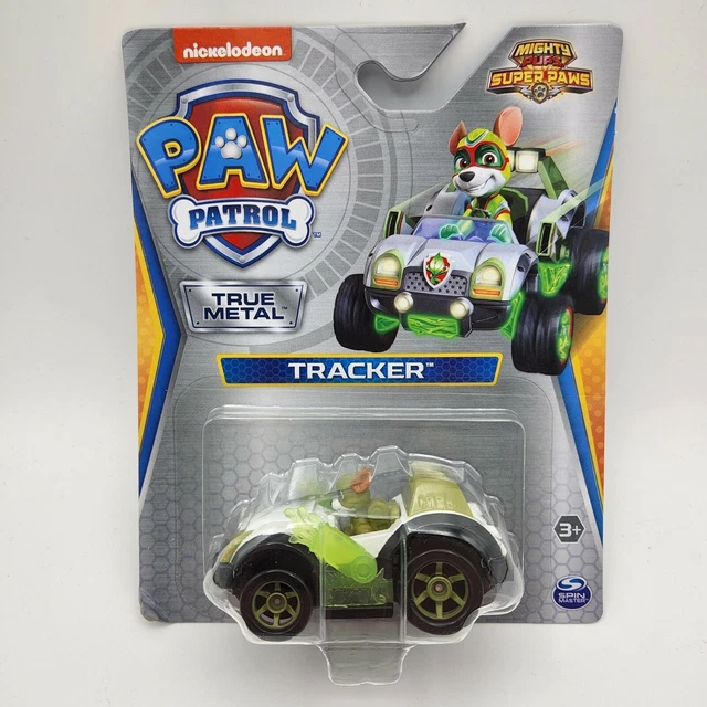 Véhicule Paw Patrol Mighty Pups - Chase Jungle Rescue - Camion En Métal - Échelle 1:55 - Neuf