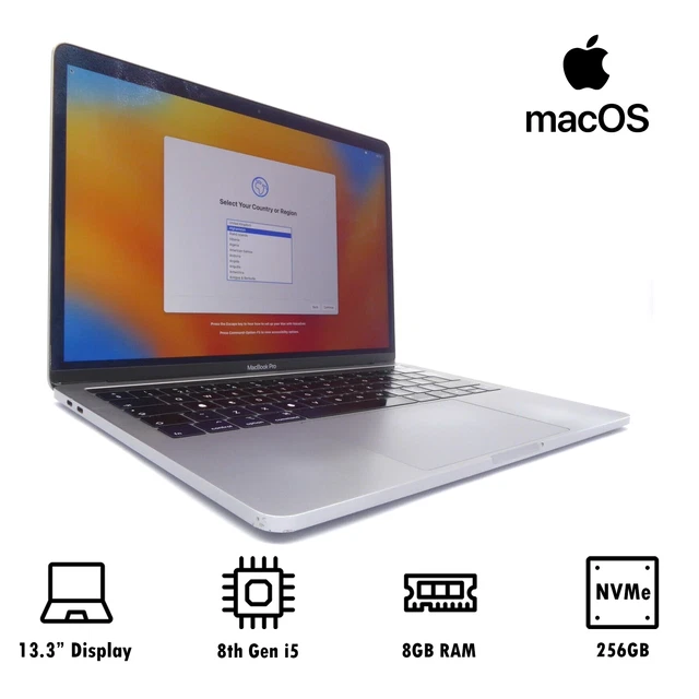 Apple MacBook Pro 15,4 A2159 13,3" 2019 Touch Bar Core i5-8257U 8 GB 256 GB NVMe