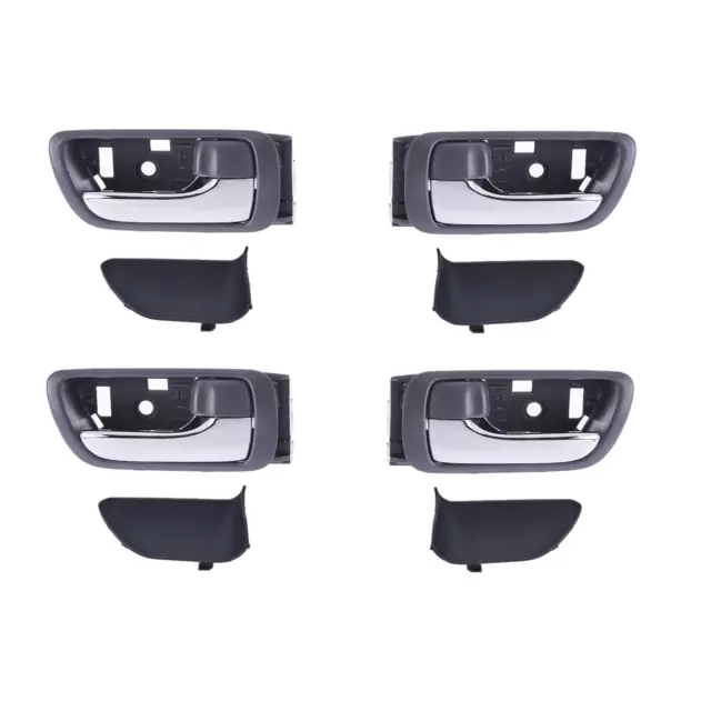 4pcs Chrome Front, Rear Left/Right Inner Door Handle for Toyota Camry CV36 02-06