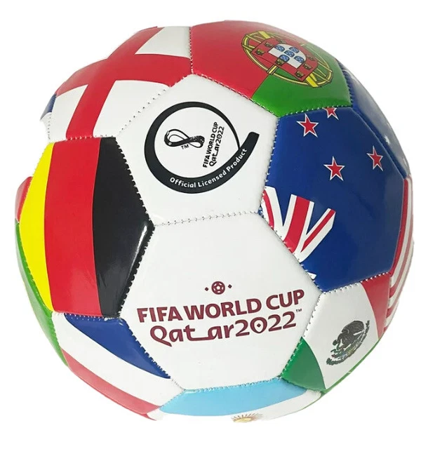 FIFA WORLD CUP 2022 Qatar 2022 Flags Soccer Ball Size 5 Official