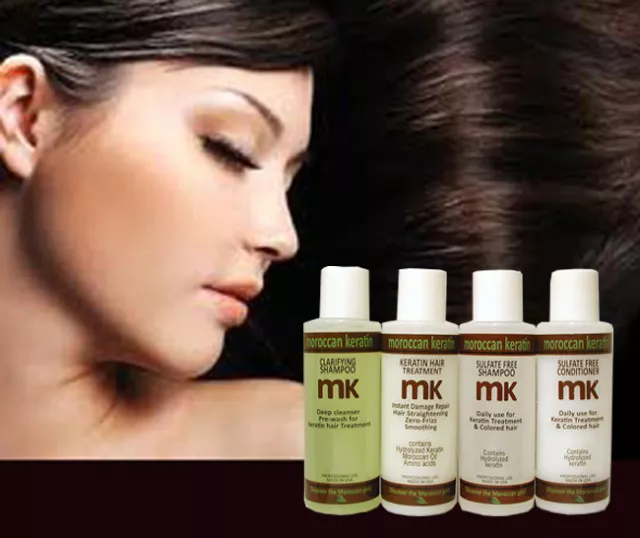 Moroccan Keratin Hair Brazilian Treatment Professional Kit 120ml Amazing Results