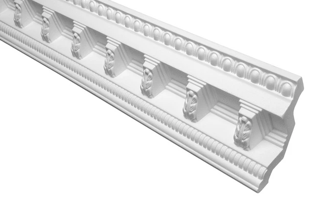 Polystyrol Eckprofil M-07 – 20 M Rolle, 60x80 Mm, Deckenleiste Zum Überstreichen, Für Innenbereich