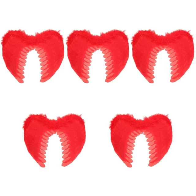 Ailes De Fée Gonflables Rouges Pour Costume - Accessoire Cosplay Bébé, Enfant, Fête (45x40cm) - VALICLUD