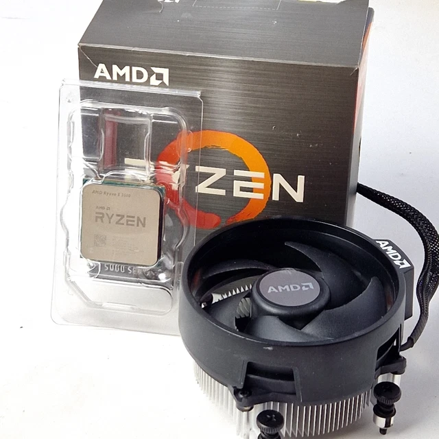 AMD RYZEN 5 3600 AM4 CPU Processor R5 3600 6 Core Twelve-Thread 3.6GHz ...