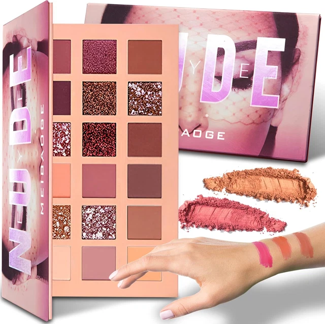 Depesche TOPModel Palette Ombretti Beauty And Me - 9 Colori Alla Moda In Scatola Regalo Rosa, Trucco Per Ragazze E Prime Sperimentazioni - 5