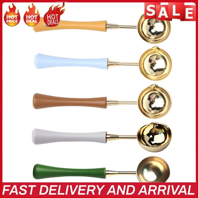 Wax Seal Spoon for Invitation Melted DIY Craft Anti Hot Wax Seal Stamp Spoon