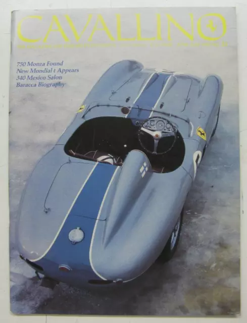 CAVALLINO FERRARI Sport Car ENTHUSIASTS Magazine JUNE/JULY 1989 No. 51