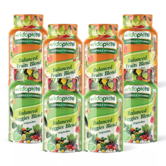 Fruits and Veggies 90 Fruit and 90 Veggie  4 PACK