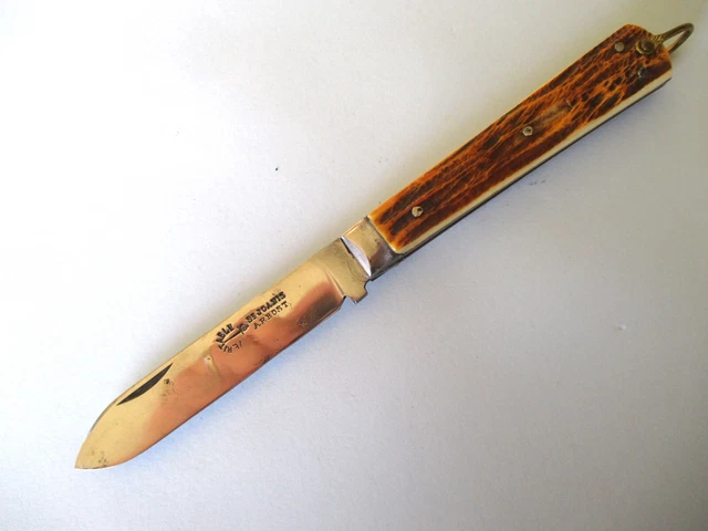 COUTEAU ANCIEN PRADEL ST JOANIS ARBOST à l’épée 10cm Knife Messer Coltello