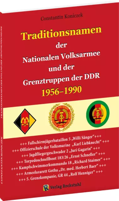 Traditionsnamen der Nationalen Volksarmee NVA und Grenztruppen der DDR 1956-1990