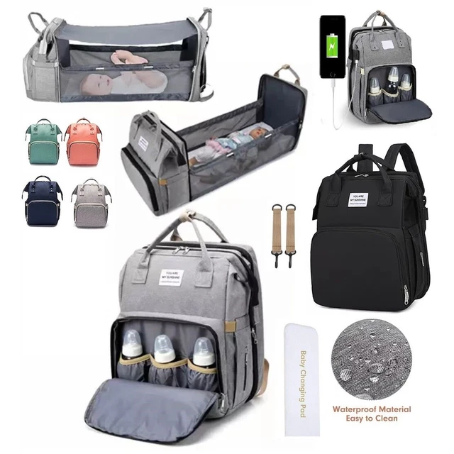 Baby Diaper Nappy Changing Backpack Set Mummy Large Multi-Function Travel Bag
