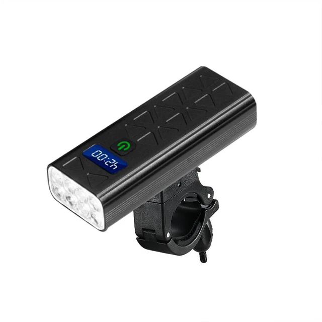 8LED Bike  Front  Headlight High Brightness Rechargeable N4D4