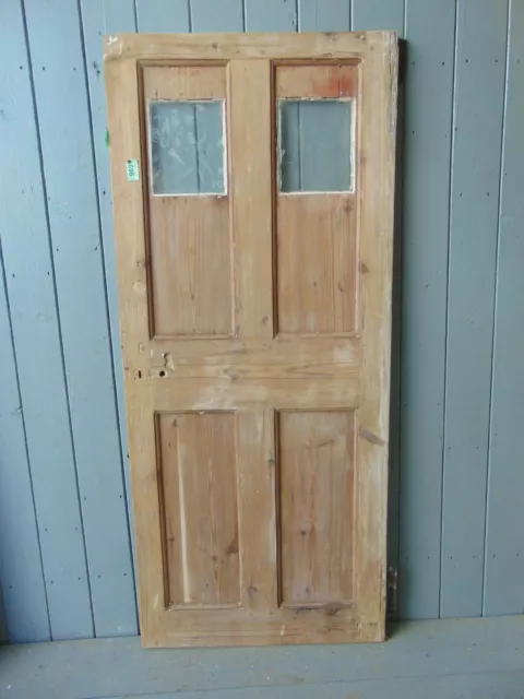 Door Reclaimed Pine Georgian Part Glazed Internal  Wooden Door 969