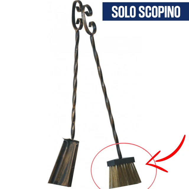 Scopino Metallico Ricambio Per Set Camino