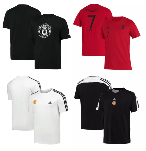 Manchester United Football T-Shirt Men's adidas Top - New