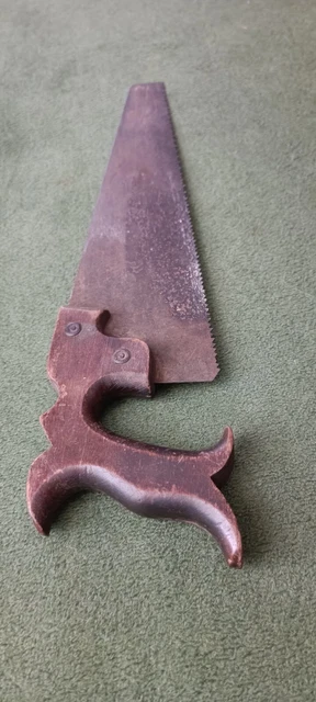 Serrucho Antiguo Largo 39 Cms Ancho Máximo 9 Cms Oxidado Por Los Años 2