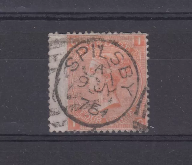 GB QV 1889 4d Vermillion SG94 Wing Superb Spilsby CDS VFU BP1632