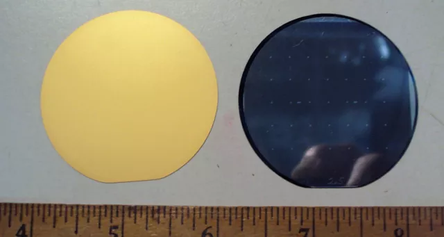 1960's Space Race Union Carbide Semi. 2 inch P-Channel JFET with Data Gold back