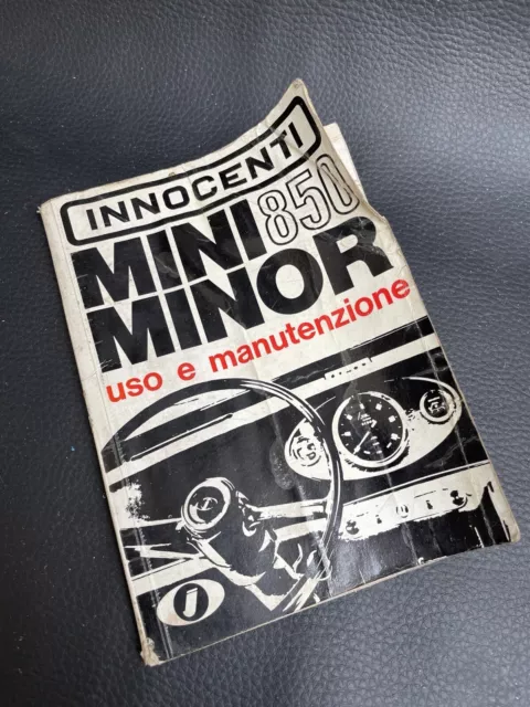 Mini Minor 850 - Manuale D’uso E Manutenzione- Innicenti