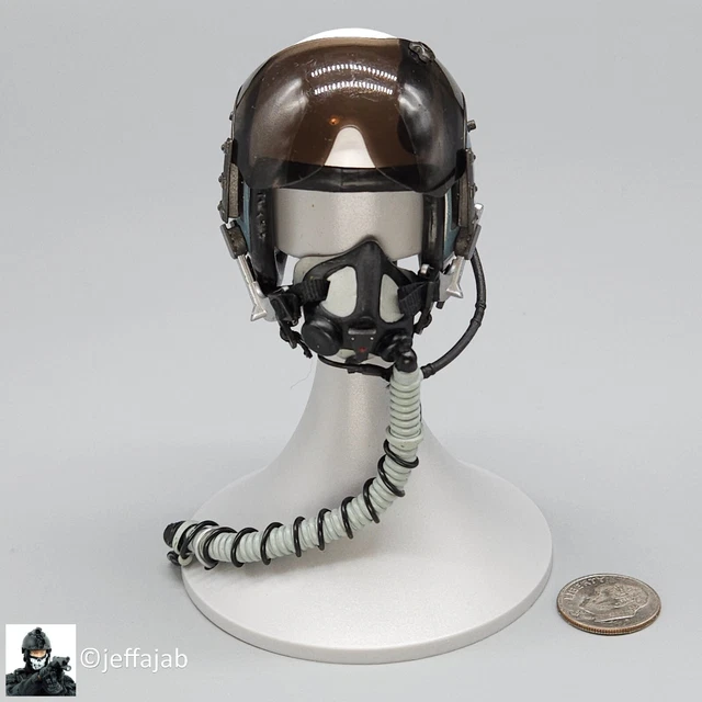 1:6 Dragon Jet Pilot HGU-68/P Flight Helmet Set for 12" Figures Navy USAF