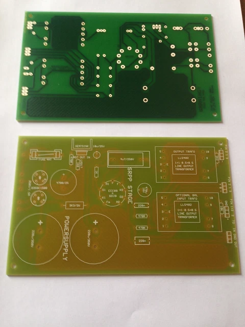 TUBE VALVE SRPP PCB - Pultec PEQ EQ GYRAF - ECC88 - Lundahl £18.99 ...