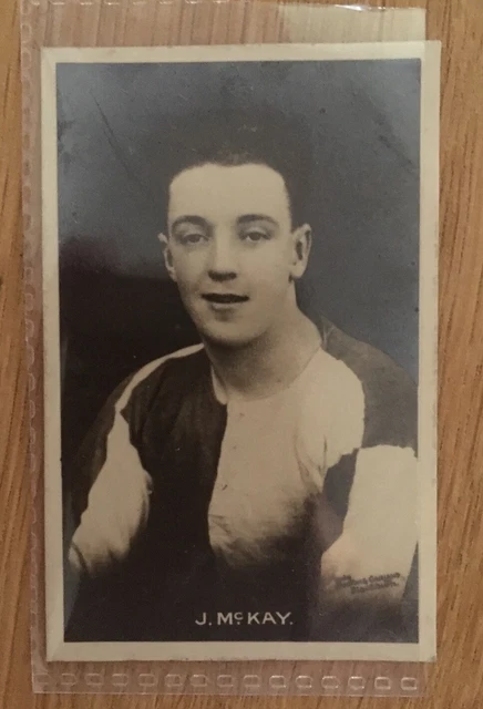 Blackburn Trade Card by Thomson 1923. Signed Real Photo - J. McKay