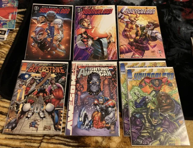 20 Issue Youngblood Comic Lot w/ Low Print Run Vol 6 #1-3 NM/VF+ Liefeld Image