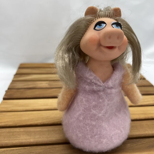 Vintage Muppets Miss Piggy 6" Beanbag Plush Doll Fisher Price Toys 1977 3