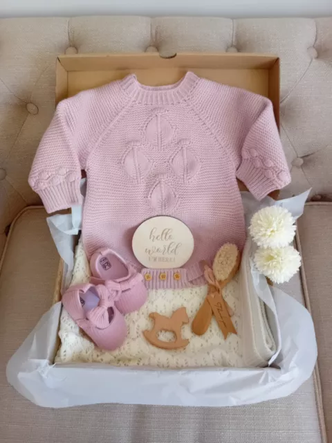 Luxury Baby Gift, Baby Hamper, Baby Shower Gift, Baby Gift Box , Girls Romper