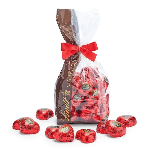 Lindt Cioccolato Lindor Cuori Cioccolato Scuro Riempito 450g NUOVO MHD 30/08/23