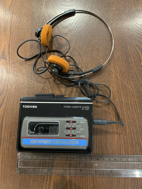 Baladeur Vintage Toshiba KT-R1 – Walkman K7 – Pour Pièces / Ne Fonctionne Pas