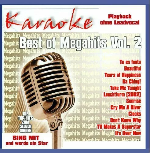 Karaoke CD+G-Best of Megahits 2 (2003) [CD] Tu es foutu, Beautiful, Tears of ...