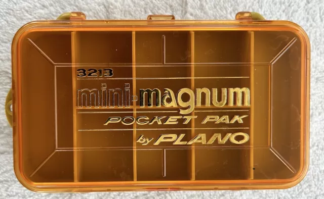 MICRO-MAGNUM 3214 BY Plano Double Sided Fly Fishing Pocket Tackle 4.5”  $10.94 - PicClick