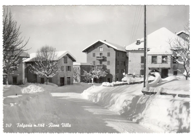 Cartolina d'epoca da collezione - Folgaria (TN) - Rione Villa - Viaggiata