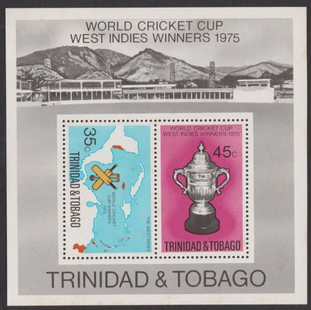 4 mini hojas de Trinidad y Tobago década de 1970 (632) 2