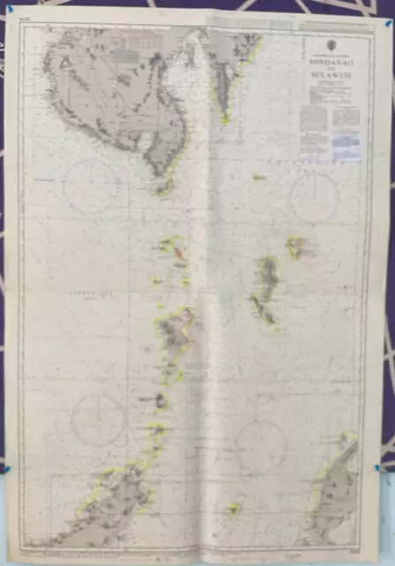 Admiralty 2575 PHILIPPINES AND INDONESIA MINDANAO TO SULAWESI Map Chart Maritime