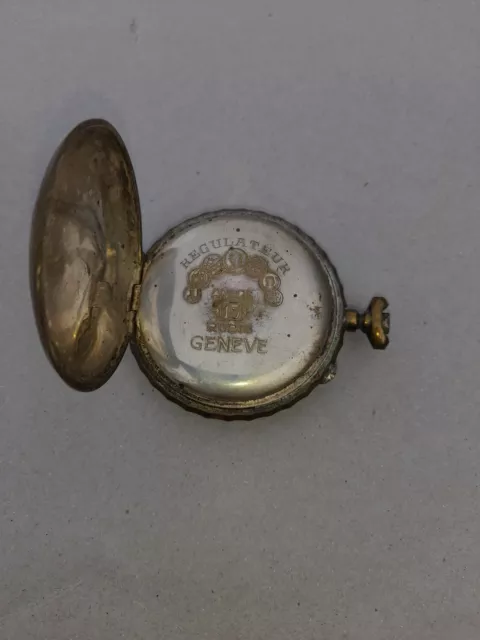 Ancienne montre gousset pour pièces regulateur 15 rubis Genève