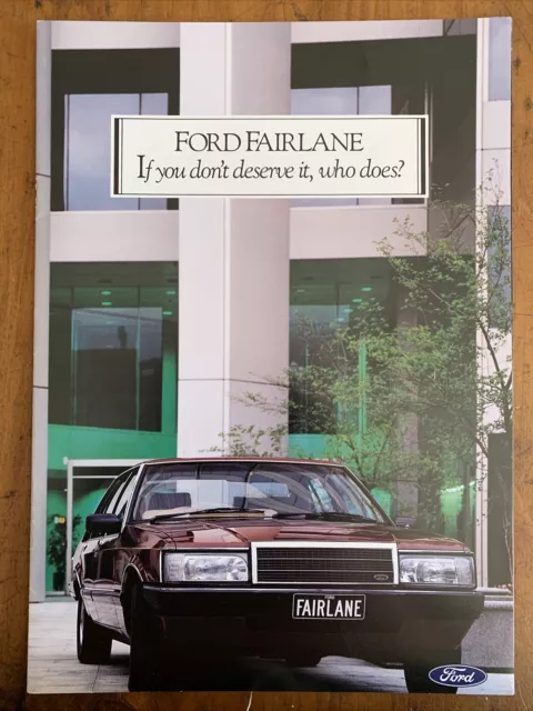 1984 Ford Fairlane original Australian sales brochure