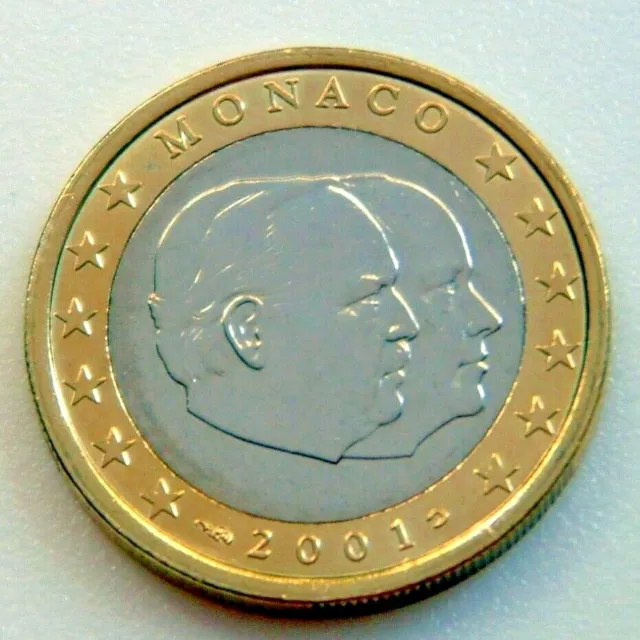 1 Euro Monaco 2001 Principe Rainiero - Sin Circular