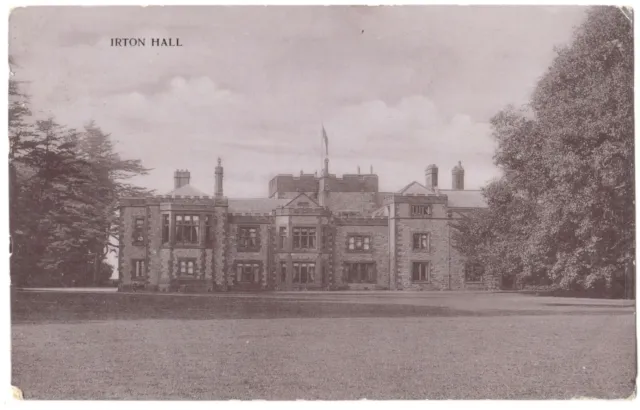 Old Postcard - Irton Hall Holbrook Cumbria - Real Photo