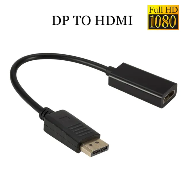 Displayport Display Port DP Male to HDMI Female Adapter Converter Cable